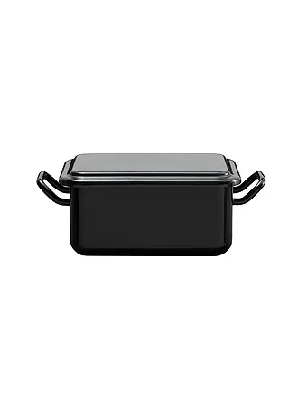 RIESS | Mini Back- und Servierform 15x11x7cm/0,7l Schwarzemaille | 